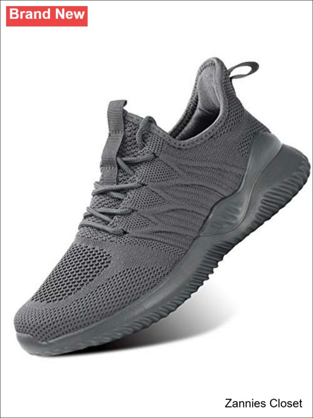 ✨ KEEZMZ Womens Walking Running Shoes Slip On Lightweight Mesh Sneakers
